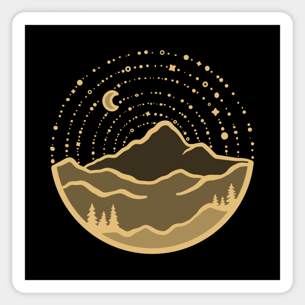 Mountain Adventure Sticker by MegssDesign